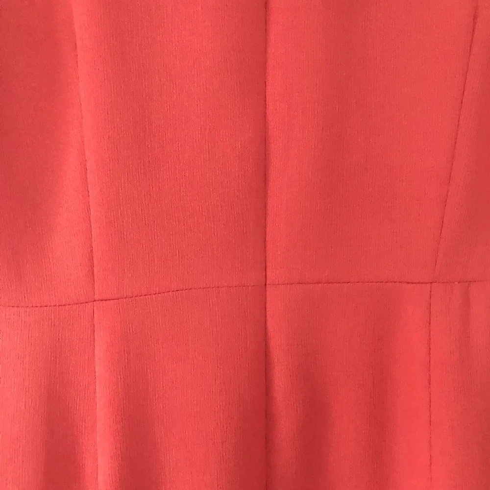 Ann Taylor Size 6 Sleeveless Bottom Ruffled Midi Dress - Picture 3 of 10